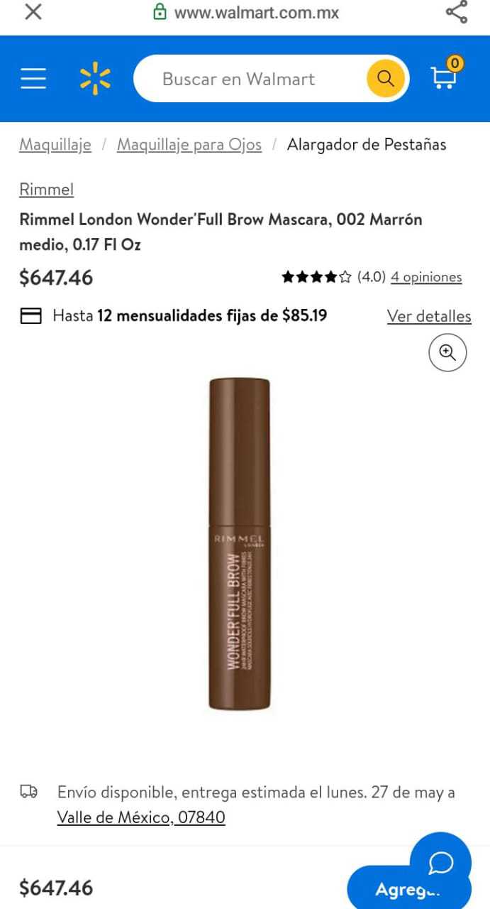 RIMMEL Mascara De Pestañas Rimel # 67