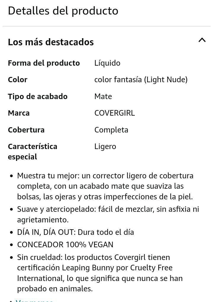 COVERGIRL Corrector Liquido # 46