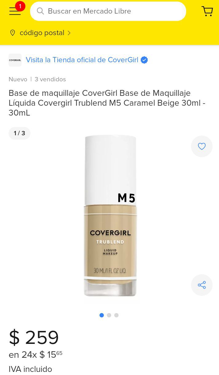 COVERGIR Base Maquillaje Liquido # 180