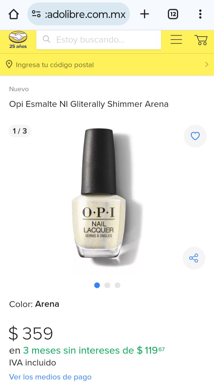 O.P.I Esmalte De Uñas # 110