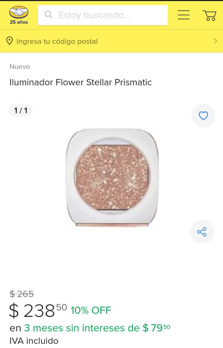 Flower Stellar Prismatic Iluminador # 119