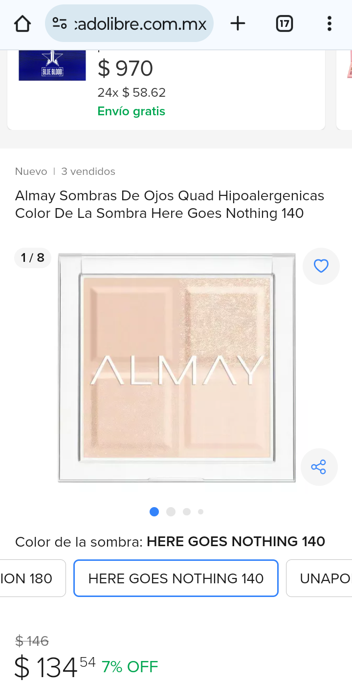 ALMAY Sombras # 121