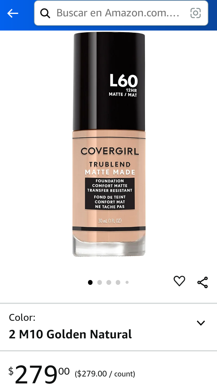 COVERGIRL Maquillaje Liquido # 123