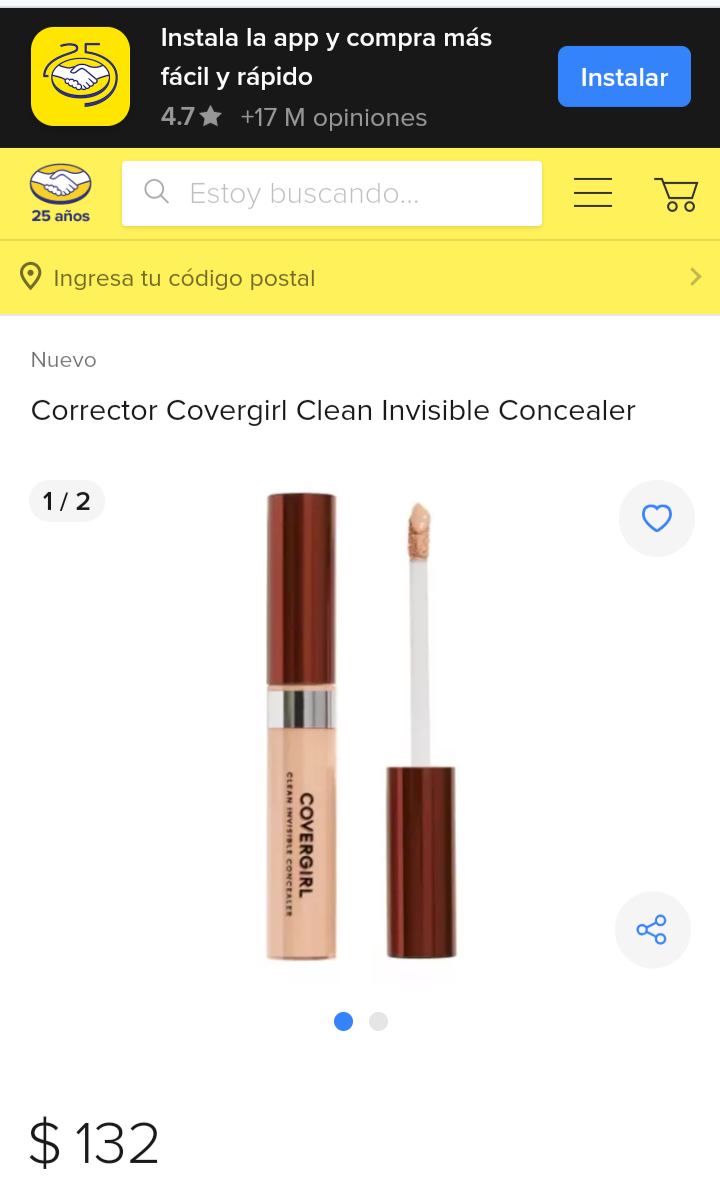 COVERGIRL Corrector Liquido # 135