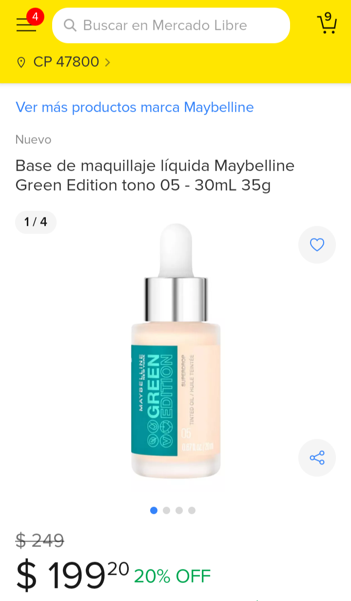 MAYBELLINE Maquillaje Liquido # 232