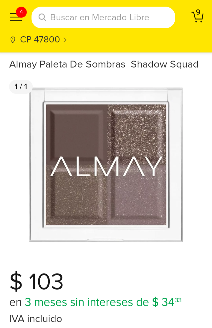 ALMAY SOMBRAS # 253