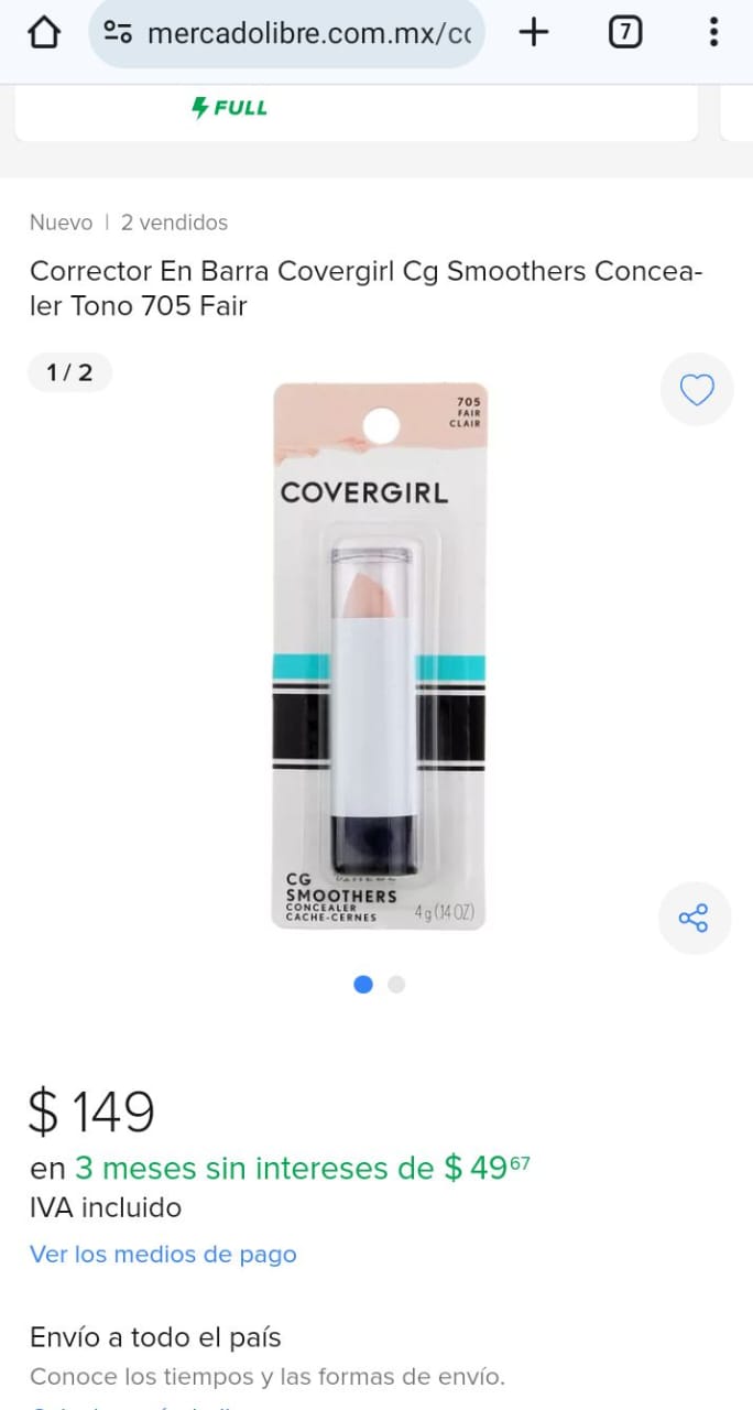 COVERGIRL Corrector En Barra # 7