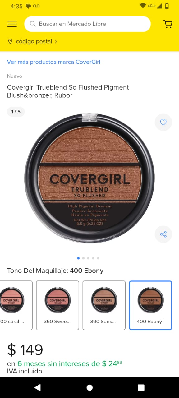 COVERGIRL Rubor Blush & Bronzer # 5