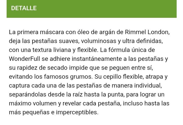 RIMMEL Mascara De Pestañas Rimel # 20