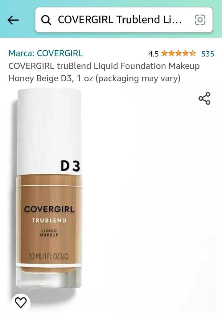 COVERGIRL Maquillaje Liquido Base # 16